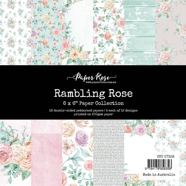 Rambling Rose 6x6 Paper Collection 27328 - Paper Rose Studio