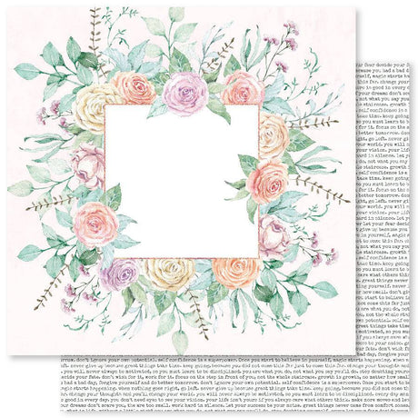 Rambling Rose F 12x12 Paper (12pc Bulk Pack) 27325 - Paper Rose Studio