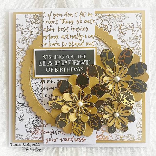 Solid Flowers & Leaves Stamp Set & Circle Frame Bundle 20712 16742 DISCONTINUED - Paper Rose Studio