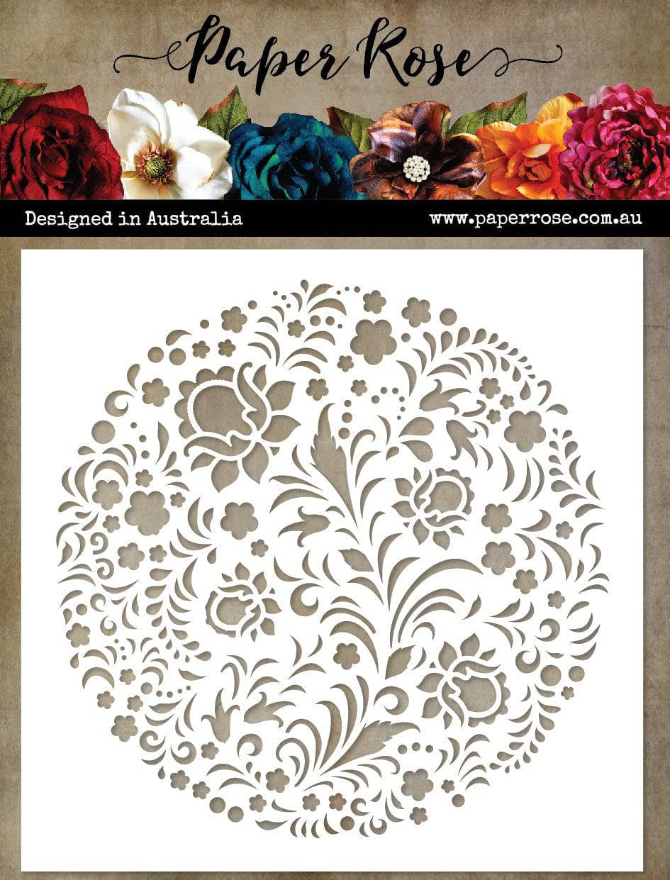 Scandi Circle 6x6" Stencil 22438 - Paper Rose Studio