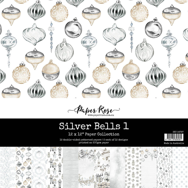 Silver Bells 1 12x12 Paper Collection 26797 - Paper Rose Studio