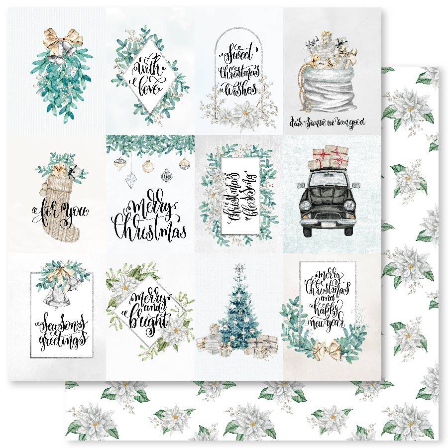 Silver Bells 2 C 12x12 Paper (12pc Bulk Pack) 26830 - Paper Rose Studio