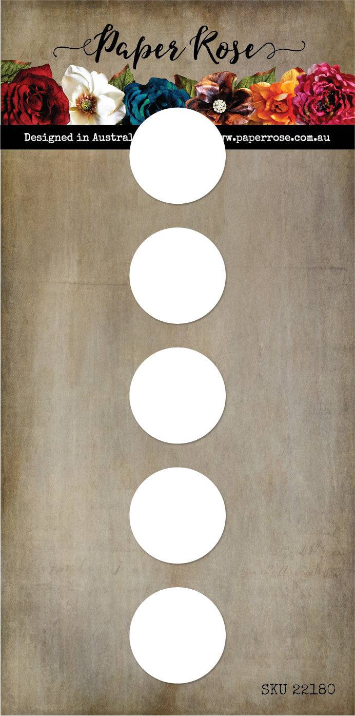 Slimline Circle Strip Metal Cutting Die Bundle - 0.75" 1" 1.25" 22180 22183 22186