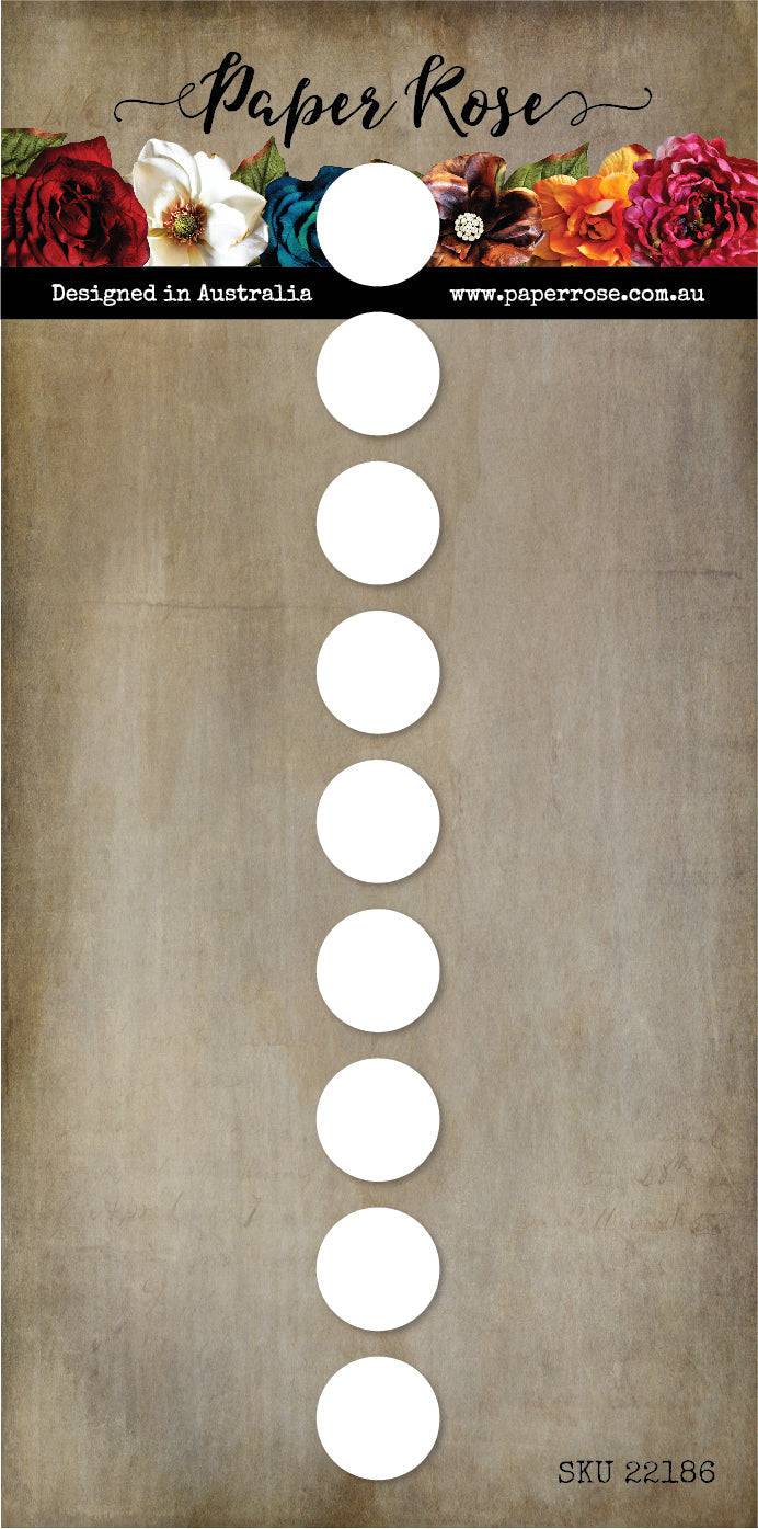 Slimline Circle Strip Metal Cutting Die Bundle - 0.75" 1" 1.25" 22180 22183 22186