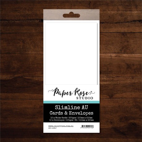 Slimline Cards & Envelopes - 10 pieces - 21621 - Paper Rose Studio