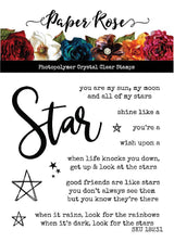 Star Words 4 x 4" Clear Stamp Set 18231 - Paper Rose Studio