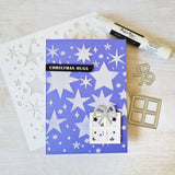 Starburst 6x6" Stencil 22432 - Paper Rose Studio