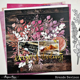 Stitched Eucalyptus Branch Metal Die 18081 - Paper Rose Studio