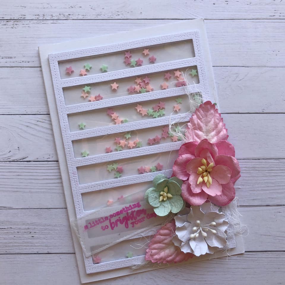 Striped Coverplate Pierced Metal Cutting Die 18581 - Paper Rose Studio