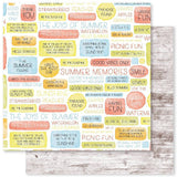 Sunny Days E 12x12 Paper (12pc Bulk Pack) 25162 - Paper Rose Studio