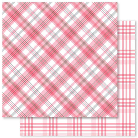 Sweet Plaids A 12x12 Paper (12pc Bulk Pack) 25024 - Paper Rose Studio
