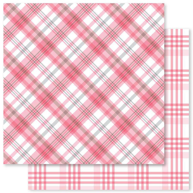 Sweet Plaids A 12x12 Paper (12pc Bulk Pack) 25024 - Paper Rose Studio