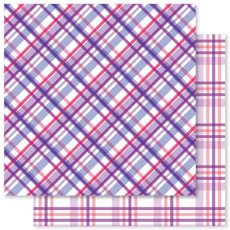 Sweet Plaids C 12x12 Paper (12pc Bulk Pack) 25030 - Paper Rose Studio