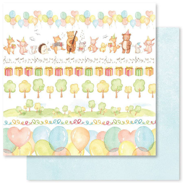 Sweet Summer Party A 12x12 Paper (12pc Bulk Pack) 25732 - Paper Rose Studio