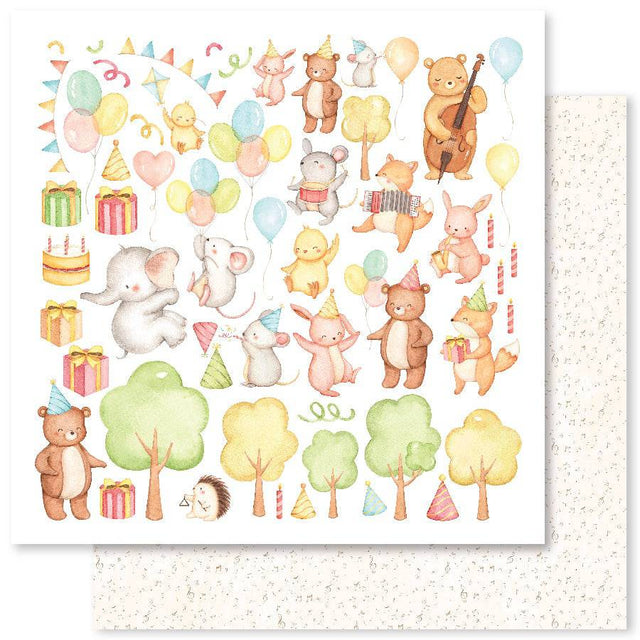 Sweet Summer Party E 12x12 Paper (12pc Bulk Pack) 25744 - Paper Rose Studio