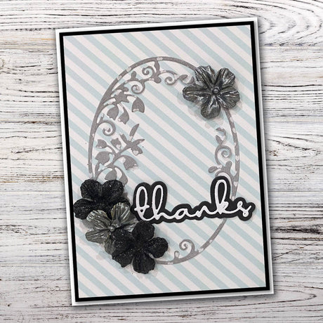 Thanks Fine Script Layered Metal Cutting Die 19667 - Paper Rose Studio