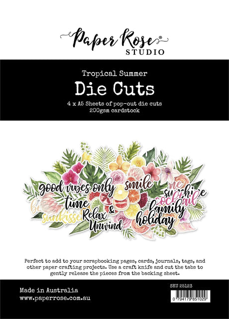 Tropical Summer Die Cuts 25123 - Paper Rose Studio