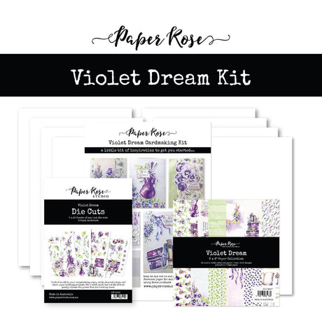 Violet Dream Cardmaking Kit 28462 - Paper Rose Studio
