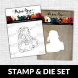 Teddy Travels CLEAR STAMP & DIE SET 30312 30313 DISCONTINUED - Paper Rose Studio