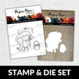 Flowers for Teddy CLEAR STAMP & DIE SET 30315 30316 DISCONTINUED - Paper Rose Studio