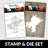 Koala Christmas Tree CLEAR STAMP & DIE SET 30318 30319 DISCONTINUED - Paper Rose Studio