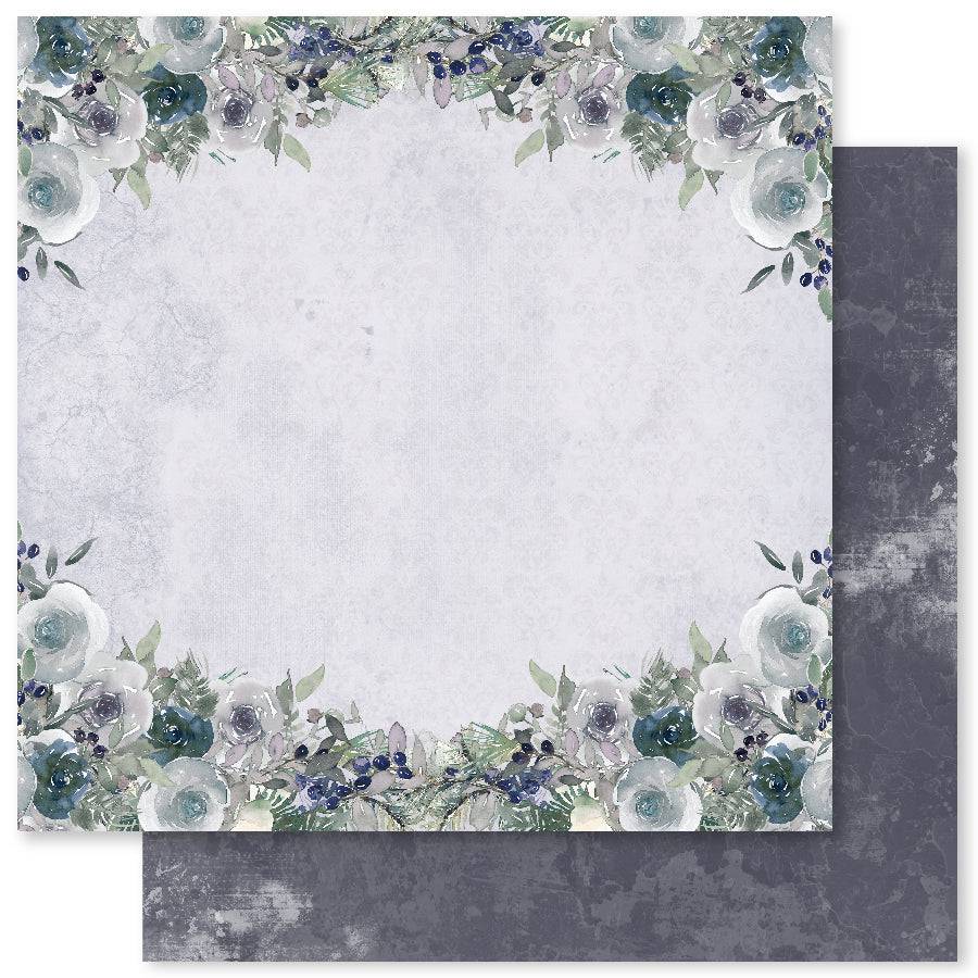 Winter Rose D 12x12 Paper (12pc Bulk Pack) 20697 - Paper Rose Studio