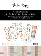 Woodland Friends 6x8" Quick Cards Collection 29982 - Paper Rose Studio