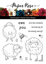 Wooly Sorry 4x4" Clear Stamp Set 18324 - Paper Rose Studio