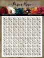 XOXO 6x6" Stencil 28810 - Paper Rose Studio