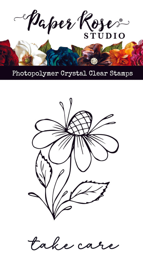 Sketched Flower 3 Clear Stamp Set 30270 - Paper Rose Studio