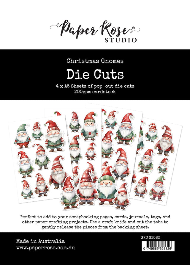 Christmas Gnomes Die Cuts 31082 - Paper Rose Studio
