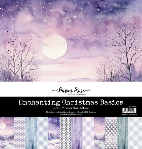 Enchanting Christmas Basics 12x12 Paper Collection 30962 - Paper Rose Studio