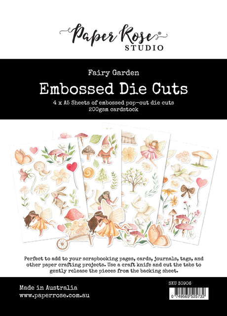 Fairy Garden Embossed Die Cuts 30906 - Paper Rose Studio