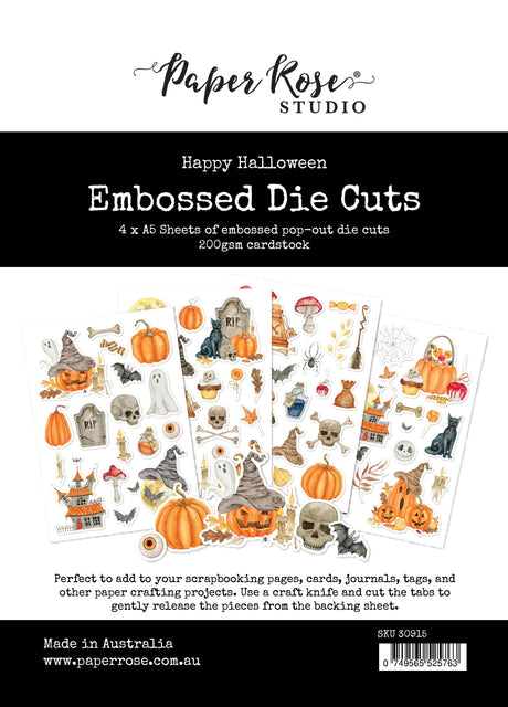 Happy Halloween Embossed Die Cuts 30915 - Paper Rose Studio