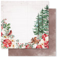 Merry Little Christmas B 12x12 Paper (12pc Bulk Pack) 30465 - Paper Rose Studio