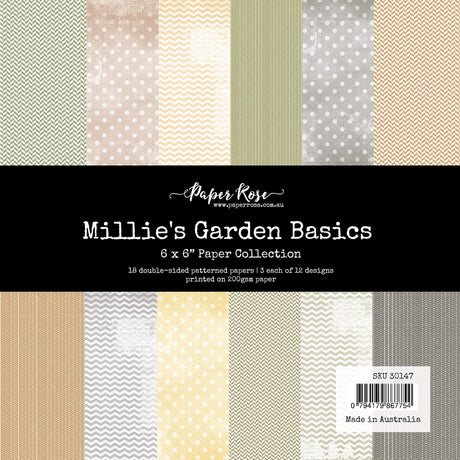 Millie's Garden Basics 6x6 Paper Collection 30147
