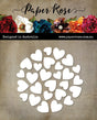 Heart Confetti Circle Metal Cutting Die 25672 - Paper Rose Studio