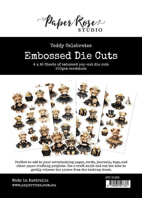 Teddy Celebrates Embossed Die Cuts 31383 - Paper Rose Studio