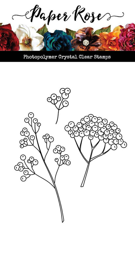 Berry Branches Clear Stamp 27298 - Paper Rose Studio