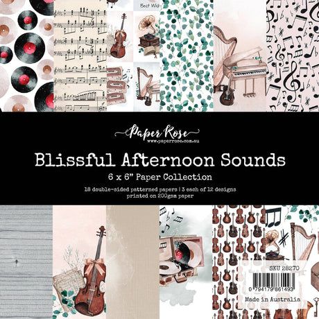 Blissful Afternoon Sounds 6x6 Paper Collection 28270 - Paper Rose Studio