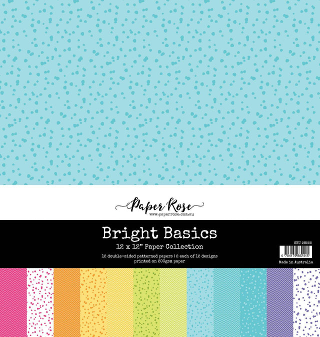 Bright Basics 12x12 Paper Collection 28582 - Paper Rose Studio