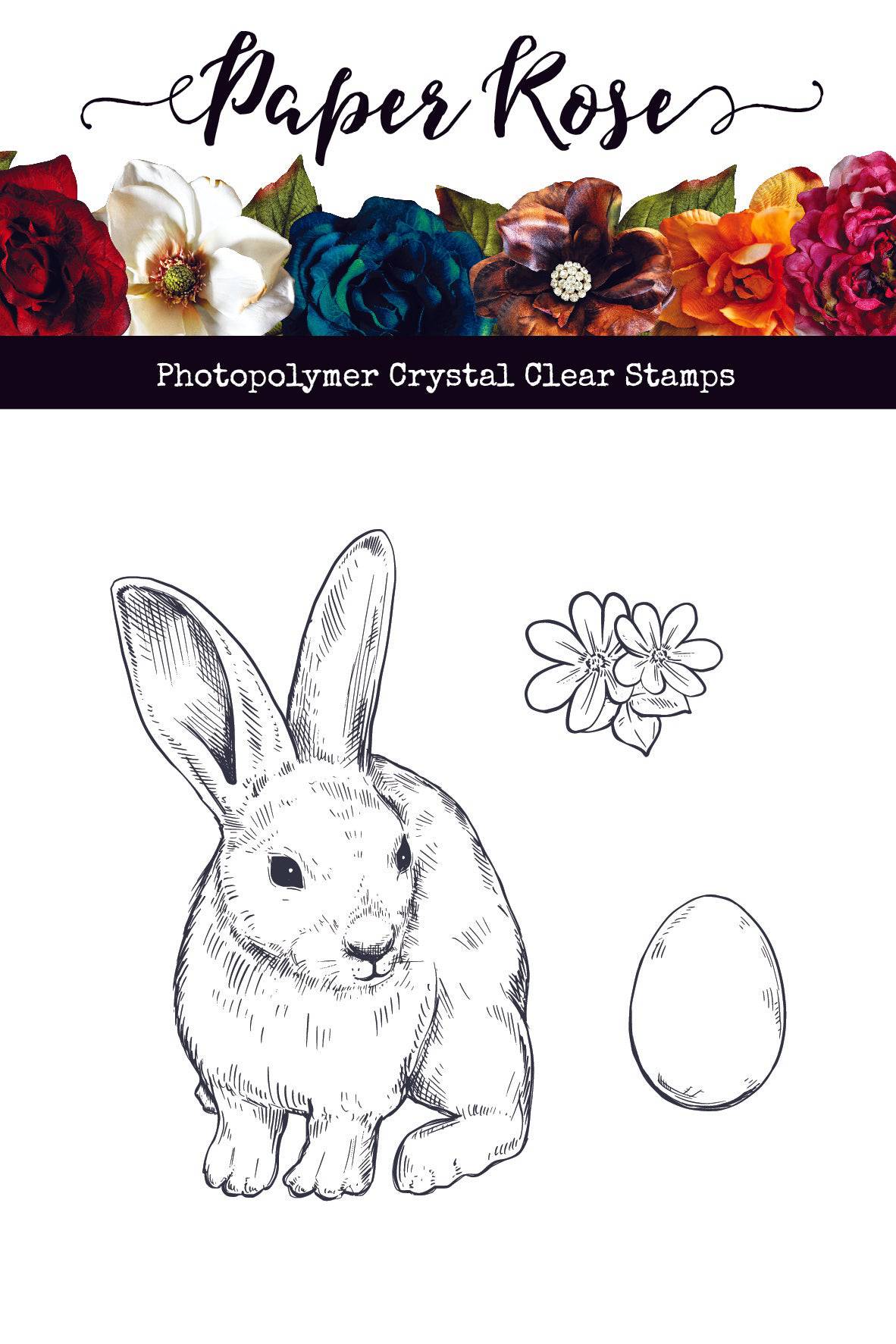 Bunny Rabbit Clear Stamp 29733 - Paper Rose Studio