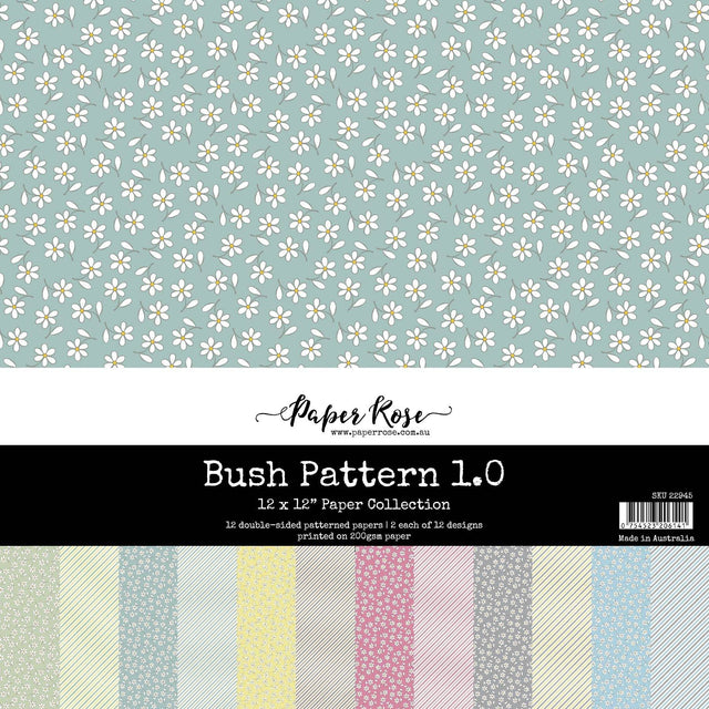 Bush Pattern 1.0 12x12 Paper Collection 22945 - Paper Rose Studio