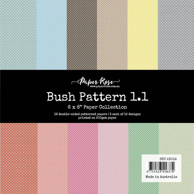 Bush Pattern 1.1 6x6 Paper Collection 23014 - Paper Rose Studio