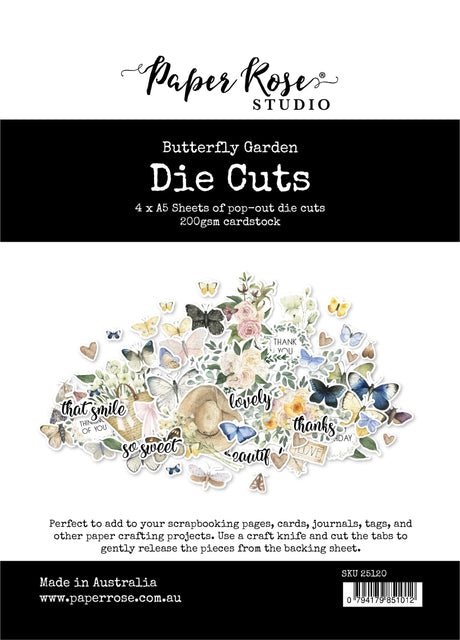 Butterfly Garden Die Cuts 25120 - Paper Rose Studio