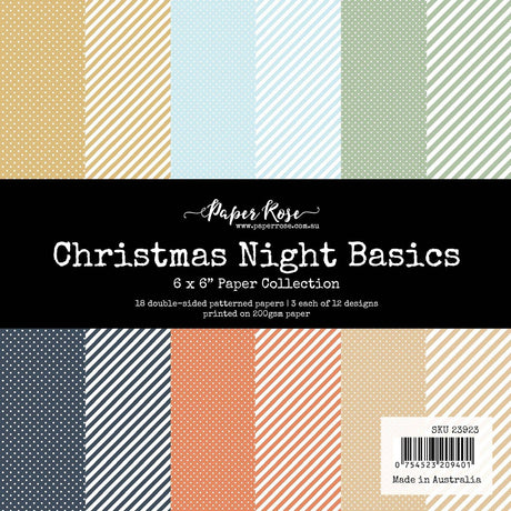 Christmas Night Basics 6x6 Paper Collection 23923 - Paper Rose Studio