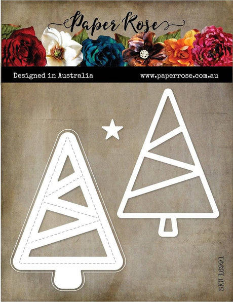 Christmas Tree Trio Metal Cutting Die 16991 - Paper Rose Studio