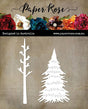 Etched Pine Tree - Large Metal Cutting Die 26191 - Paper Rose Studio