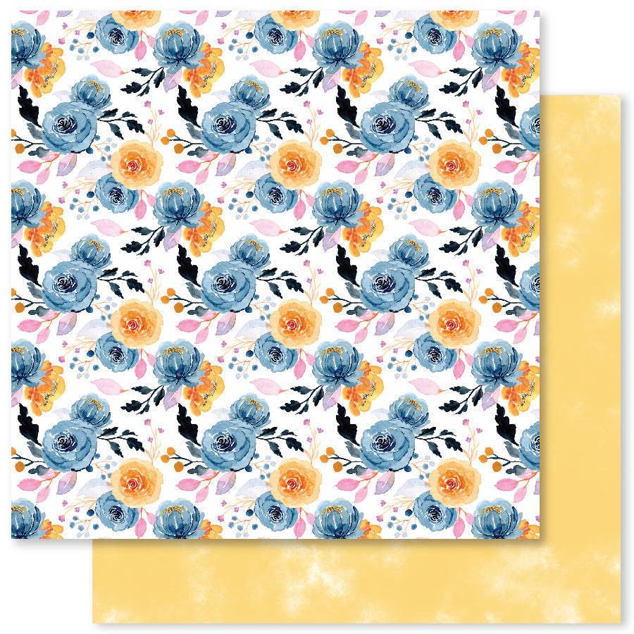 Floral Bliss 1.0 B 12x12 Paper (12pc Bulk Pack) 22057 - Paper Rose Studio