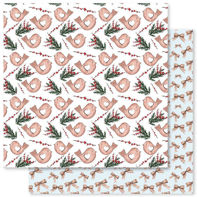 Home for Christmas Patterns B 12x12 Paper (12pc Bulk Pack) 26755 - Paper Rose Studio